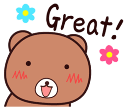 Bear 3 (English) sticker #14536189