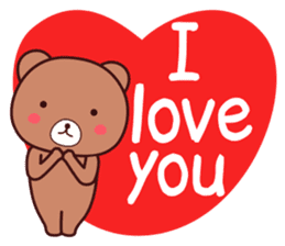 Bear 3 (English) sticker #14536190