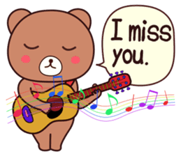 Bear 3 (English) sticker #14536192