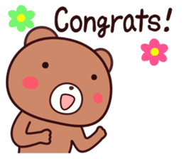 Bear 3 (English) sticker #14536193