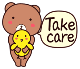 Bear 3 (English) sticker #14536198