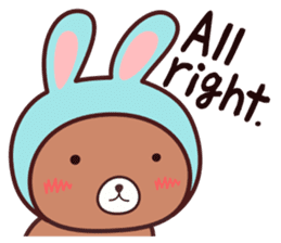 Bear 3 (English) sticker #14536199