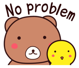 Bear 3 (English) sticker #14536201