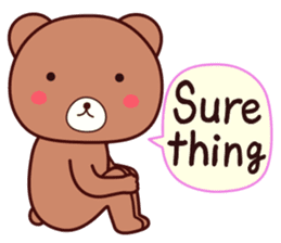 Bear 3 (English) sticker #14536202