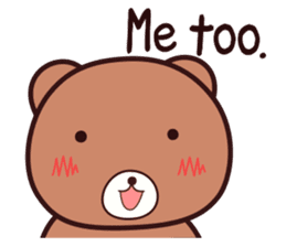 Bear 3 (English) sticker #14536204