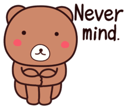 Bear 3 (English) sticker #14536205