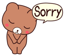 Bear 3 (English) sticker #14536208