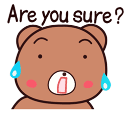 Bear 3 (English) sticker #14536212