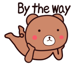 Bear 3 (English) sticker #14536213