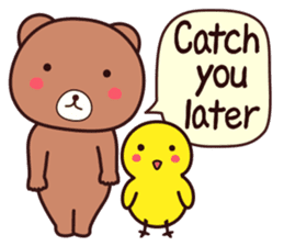 Bear 3 (English) sticker #14536218