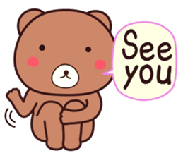 Bear 3 (English) sticker #14536220