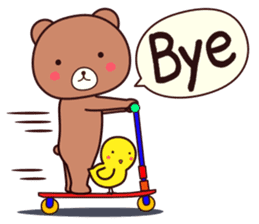 Bear 3 (English) sticker #14536221