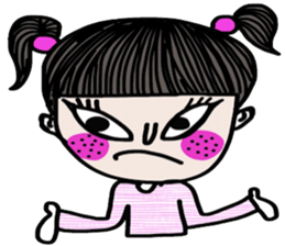 Crazy kid. (a Yoga girl) sticker #14536403