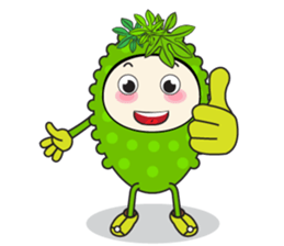 Bitter Melon Fruit sticker #14536526