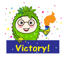 Bitter Melon Fruit sticker #14536529