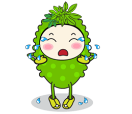 Bitter Melon Fruit sticker #14536531