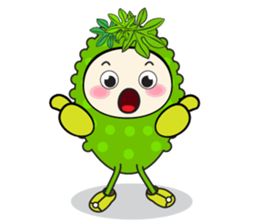Bitter Melon Fruit sticker #14536532