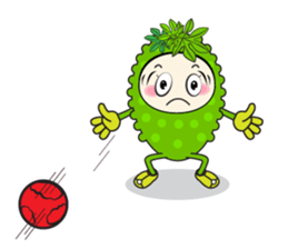 Bitter Melon Fruit sticker #14536534