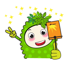 Bitter Melon Fruit sticker #14536538