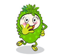 Bitter Melon Fruit sticker #14536540