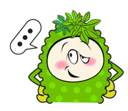 Bitter Melon Fruit sticker #14536541