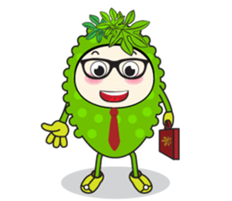 Bitter Melon Fruit sticker #14536545