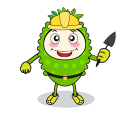 Bitter Melon Fruit sticker #14536548