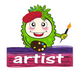 Bitter Melon Fruit sticker #14536549