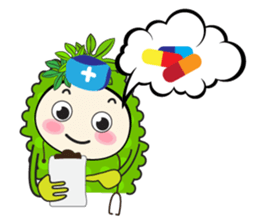 Bitter Melon Fruit sticker #14536552