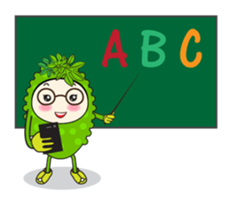 Bitter Melon Fruit sticker #14536553