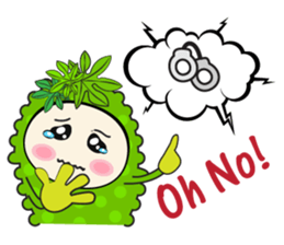 Bitter Melon Fruit sticker #14536554
