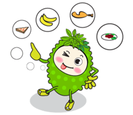 Bitter Melon Fruit sticker #14536557