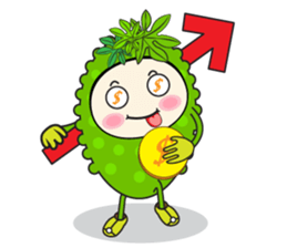 Bitter Melon Fruit sticker #14536562