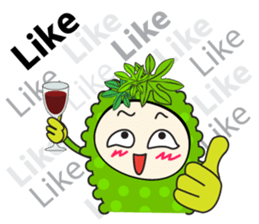 Bitter Melon Fruit sticker #14536563
