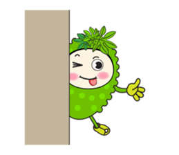 Bitter Melon Fruit sticker #14536564
