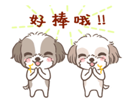 King & Bow 4 (Lovely Shih Tzu) sticker #14536723