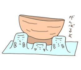 Mr. petite petite of packing material. sticker #14537128