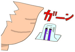 Mr. petite petite of packing material. sticker #14537129