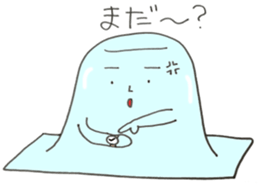 Mr. petite petite of packing material. sticker #14537150