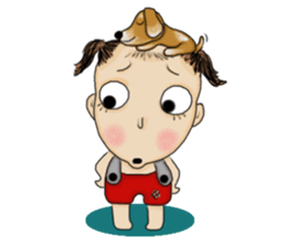 The Coconut Boy and the Coffee Dog sticker #14537864