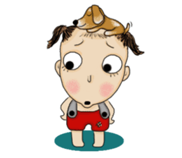 The Coconut Boy and the Coffee Dog sticker #14537864