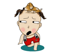 The Coconut Boy and the Coffee Dog sticker #14537865