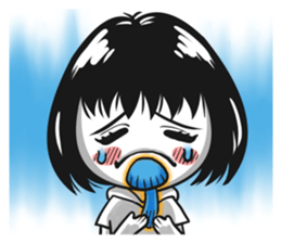 17'age Girl sticker #14538293