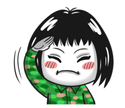 17'age Girl sticker #14538309