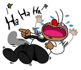 Pete the Cockroach Office Ver.ENG sticker #14539076