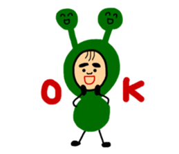 Fairy GREEN MAN sticker #14539142