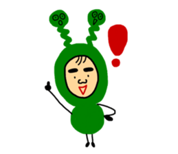 Fairy GREEN MAN sticker #14539144