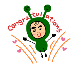 Fairy GREEN MAN sticker #14539146