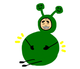 Fairy GREEN MAN sticker #14539150