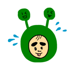 Fairy GREEN MAN sticker #14539153